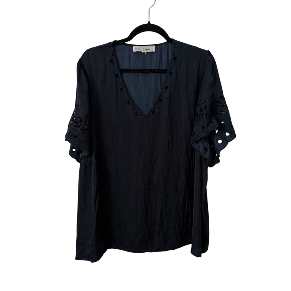 Chelsea & Theodore Blue Blouse